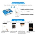 thumbnail image 5 of 200W+200W 12V/24V Mini Bluetooth 5.0 HiFi Digital Amplifier Stereo Audio 2.0 Channel Sound Amplifiers Power Amp For Home Car ,Powerful Sound Quality, 5 of 7