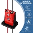 thumbnail image 4 of 2Set 1/0AWG,2AWG,4AWG 220A Embedded Plug Mounting Panel with Dust Cover,Red, 4 of 6