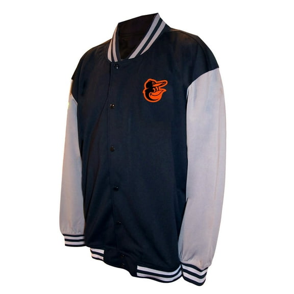 Men's-Profile  Black Baltimore Orioles Full-Snap Varsity Jacket