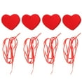 thumbnail image 4 of Juego de 4 guirnaldas colgantes de corazones para San Valentín, bodas, fiestas y manualidades., 4 of 14