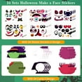 thumbnail image 6 of WaaHome Halloween Crafts Stickers for Kids 24Pcs Halloween Monster Make a Face Stickers Ornaments Halloween Arts and Crafts Kits Halloween Stickers, 6 of 7
