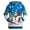 C-Blue237, variant on DHFJKG Pullover Child Toddler Boys Girls Christmas Long Sleeve Cartoon Snowman Prints Warm Hoodie Pullover Tops Kids Round Neck Soft Tops