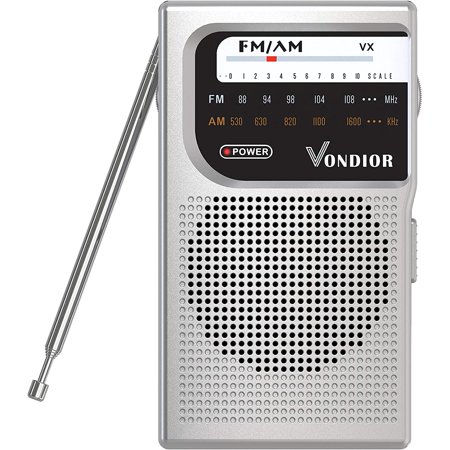 AM/FM Battery Operated Portable Pocket Radio - Best Reception and ...