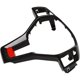 thumbnail image 4 of Cubierta embellecedora del marco del volante del coche Cubierta embellecedora del marco del volante del coche para (patrón de fibra de carbono+tapa roja), 4 of 5