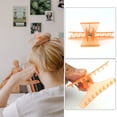thumbnail image 3 of Hair Clips for Styling Sectioning 12 Pcs Orange Butterfly Hair Claws Clamps Clips Pro Salon Hair Clips for Cutting, Styling, Sectioning, Coloring Hair styling Clips Butterfly Clips Hair Accessories, 3 of 5