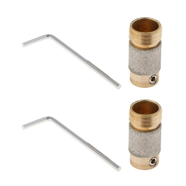 Brocas de amoladora de vidrieras de metal Herramienta de núcleo de latón de rueda de diamante universal perfecl Broca de cabeza de amoladora manchada
