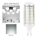 thumbnail image 3 of AC85-265V G8.6 10W 84LED Bombilla de maíz Lámpara de cerámica Luz para el hogar Hotel Oficina Tienda Blanco frío, 3 of 8