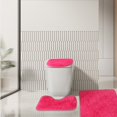thumbnail image 4 of CHUANK Bathroom Rugs Sets 3 Piece  Bath Rug + Mat + Toilet Seat Cover  Super Soft Microfiber Water Absorbent and Non-Slip Bathroom Rugs with Pvc Point Rubber Bac  Machine Washable, 4 of 8