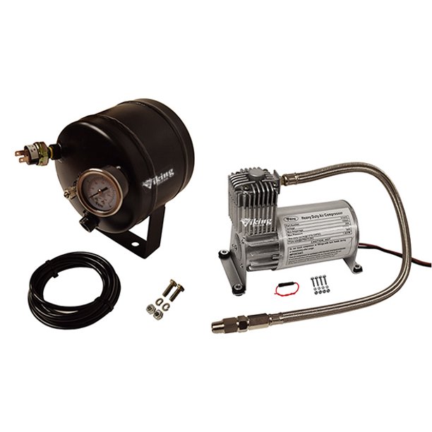 Viking Horns 1/2 Gallon Air Tank and 150 PSI Air Compressor Kit for Air