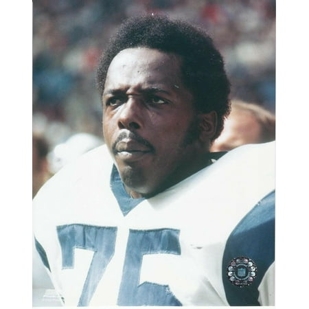 Deacon Jones Los Angeles Rams 8×10 color portrait photo
