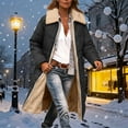 thumbnail image 2 of Women's 2026 Winter Fashion Clothes Oversized Shearling Fleece Long Coats Jackets with Pockets, 2 of 9