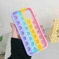 thumbnail image 2 of Étui de Téléphone Fidget Toys, Étui de Protection en Silicone à Bulles pour iPhone7/8/7Plus /8Plus/ X/TP/ XR/TP Max/11/11ProMax/12/12Pro/ 12ProMax(Rose-Violet), 2 of 5
