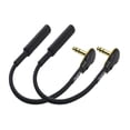 thumbnail image 5 of Adaptador de Ángulo Recto Suanqi Chapado en Oro para Conectores de Altavoz y Guitarra, 5 of 5