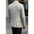 thumbnail image 5 of Men's Jacket, Slim Fit 88% Wool Custom Made Modern Khaki Jacket, 5 of 5