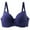 Blue-I, variant on Utoimkio Wireless Push Up Bras for Women Lace Unlined Underwire Bra Floral Print Bras Everyday Underwear