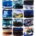 thumbnail image 5 of Headband Neck Gaiter Head Wrap Headwear Face Mask Magic Scarf Bandana for Men and Women 6pcs.painting, 5 of 5