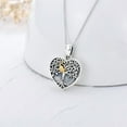 thumbnail image 5 of AOBOCO Tree of life Photo Locket Necklace That Holds Picture 925 Sterling Silver Cute Cat Dog Locket Pendant Necklace for Women, 5 of 10
