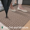 thumbnail image 3 of FRABE Washable Door Mat Indoor Entrance 48x72, Dirt Trapper Front Door Mats with Absorbent Interior and Non-Slip Rubber Backing, Entryway Doormat, Beige, 3 of 10