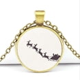 thumbnail image 1 of Fiudx Collar Antiguo, Elegante Colgante de Aleación, Amuleto Navideño Multicolor, Ideal Como Regalo, Accesorio de Moda para Mujer, Altura 2,7 Cm, Ancho 3,7 Cm, Empaque Independiente., 1 of 3