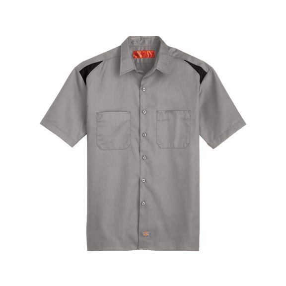 Dickies 05L Short Sleeve Performance Team Shirt - Long Sizes - Smoke/ Black - MT