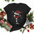 thumbnail image 4 of Mode pour Femmes 2025 Grandes Chemises Décontractées Manches Courtes Compression Manches Longues Col Rond T-Shirt Femmes Chemises Moyennes Imprimé de Noël Haut Ample Manches Longues, 4 of 7