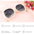 thumbnail image 5 of FEISEDY Oversized round Sunglasses Women Fashion Large Butterfly Sunglasses UV400 Protection B2755, 5 of 14