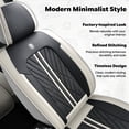 thumbnail image 3 of Car Seat Covers，Front and Rear, Fits Hyundai Venue 2021, Gray and Black 5 Pieces, 3 of 10