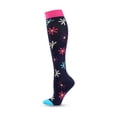 thumbnail image 5 of SGFCWSX Men Running Socks,Athletic Knee-High Crew Outdoor Compression Socks Navy L, 5 of 6