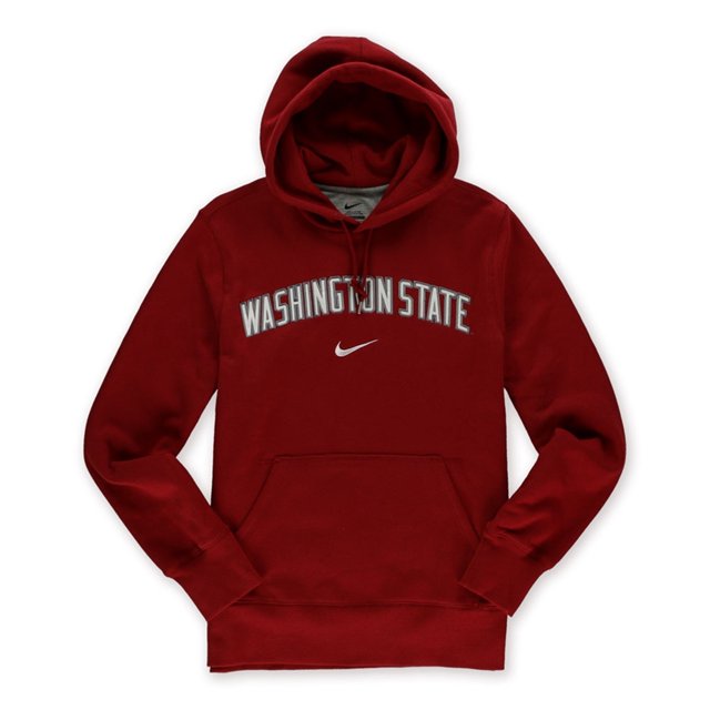 Nike Washington State Sudadera con capucha para hombre, rojo, XX-Large Nike Sudadera