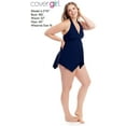 thumbnail image 4 of COVER GIRL Womens Swimwear Straight and Curvy Tankini Swimsuit Tops (Bottom Sold Separate) - Handkerchief, 4 of 6