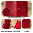 thumbnail image 4 of HIFA Leather Passport Holder, Handmade Passport Cover - Genuine Leather, Elegant Design, Easy Access - Passport Case, Passport Wallet, Passport Holder, 4 of 8