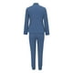 thumbnail image 4 of Conjunto de traje de dos piezas con solapas para mujer: chaqueta de manga larga y pantalones, corte ajustado, color liso, atuendo de invierno para la oficina, 4 of 6