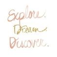thumbnail image 2 of SD Graphics Studio 26x26 Black Ornate Wood Framed with Double Matting Museum Art Print Titled - Explore Dream Discover, 2 of 4