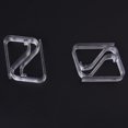 thumbnail image 2 of 4 Pcs Home Party Clear Plastic 20mm-35mm Desk Table Cloth Clips, 2 of 5