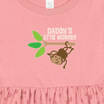 thumbnail image 4 of Inktastic Daddy's Little Monkey Girls Baby Dress, 4 of 5