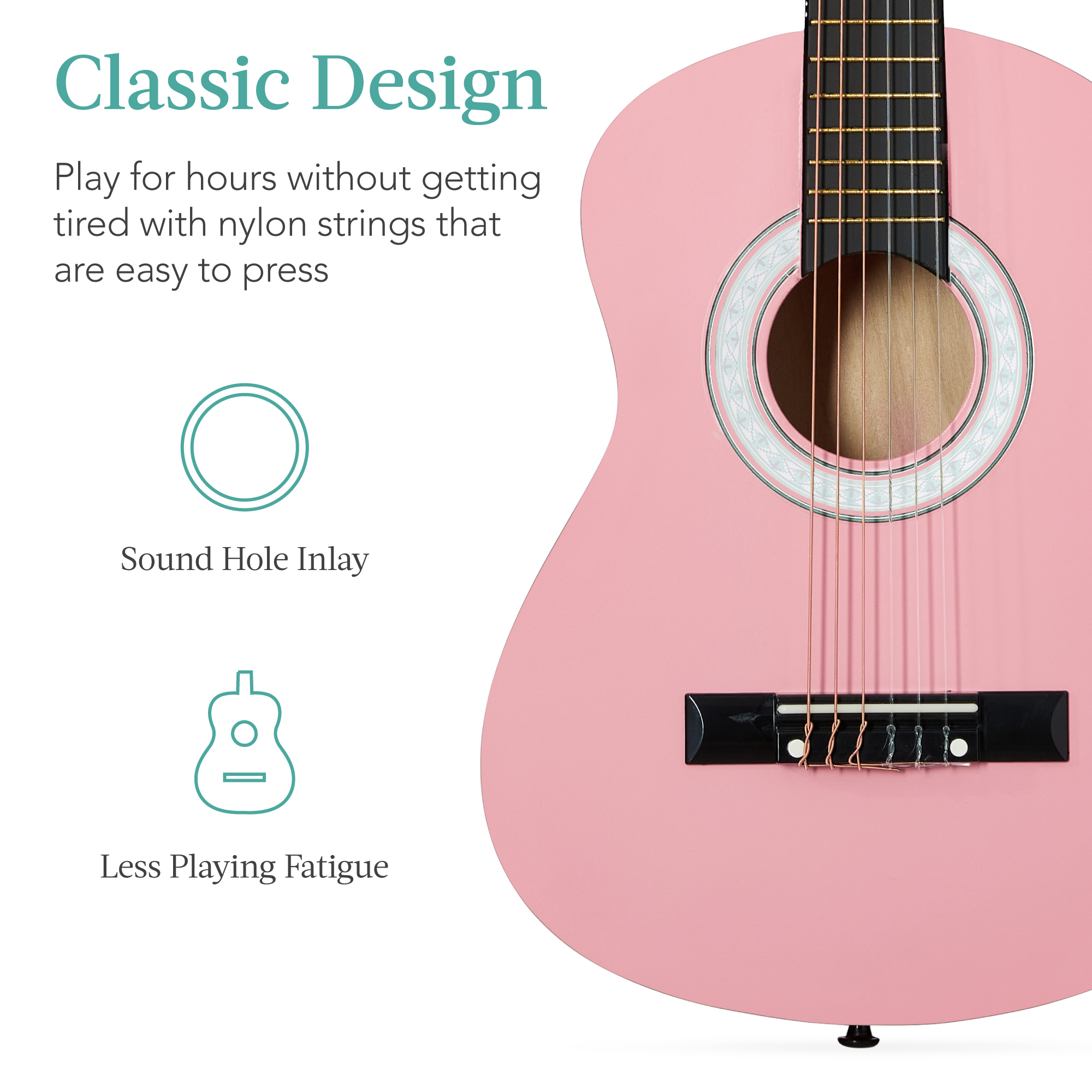 Best Choice Products 30in Kids Acoustic Guitar Starter Kit photo 6
