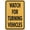 Warning Sign 1, variant on We Reserve The Right To Refuse Service Sign – 8x12 Inch RustFree Aluminum,Weatherproof & UV Protected,Clear & Visible Business Policy Sign for Retail,Restaurant or Office