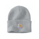 thumbnail image 1 of Beanie Carhartt de punto con puños, color gris jaspeado, para hombre, 1 of 6