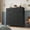 Black, variant on 9 Tall Fabric Clothes Cabinet Storage Organizers And Wood Top Surface Table Chest Of Drawers,Black