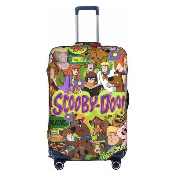 Double-sided Printed Luggage Cover Scooby-Doo Travel Suitcase Protector Baggage Covers Medium