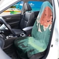 thumbnail image 3 of XYZCANDO Deer Mountain Car Seat Towel Cover Highly Water-Resistant Terry Cloth Car Seat Covers, Sweat Towel Waterproof Bucket Seat Towel Covers Fit for Trucks Vans SUVs, 3 of 6