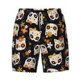 thumbnail image 4 of Lsque Mens Swim Trunks Flower Fox Pattern - Bathing Suit Compression Liner - Beach Swim Shorts Swimwear - (S-3XL) - Stretch Quick Dry -X-Large, 4 of 9