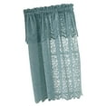 thumbnail image 3 of Cortinas para Ventana con Cenefa de Gradas Bordadas para Decoración de Ventanas Pequeñas B azul perfecl Niveles de ventanas de encaje bordadas, 3 of 8