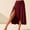 Red(New), variant on Half Skirt for Women Fashionable Casual Solid-Color High-Waisted Slit Asymmetrical Ruffled Lightweight Loose Comfortable Flowing Midi Skirt