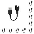 thumbnail image 1 of Tholdsy Cable de carga USB portátil de viaje Cable de alimentación ABS Reemplazo de protección contra sobrecarga para Tipo 1 10piezas, 1 of 6