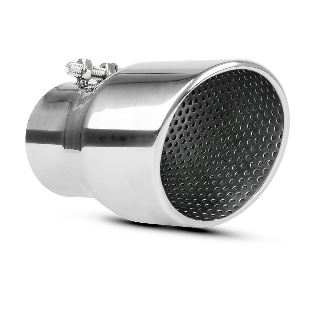 Muffler Exhaust Tip 2.5 Inch Inlet x 3.5 Inch Outlet x 6 Inch Long