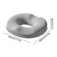 thumbnail image 3 of Stress-Relieving Thickened Chair Cushion Soft Memorys Foam Seat Cushion For Office Chair Kitchen Dining Desk Wheelchair Non-Slide Bottom Round Pad, 3 of 6