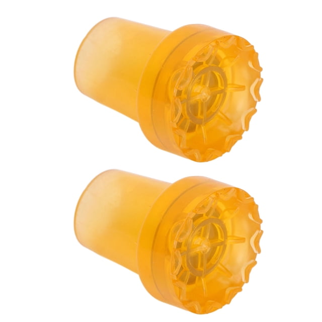 Crutch Feet Covers, Crutch Covers Pads 2 PCS Protection Effect Thickened Rubber For Indoor For Canes For Outdoor Orange
