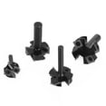 thumbnail image 6 of 4 Flutes CNC Spoilboard Surfacing Router Bit Slab Flattening Router Bit with 1" 1-1/2" 1-25/32" Cutting Diameter, 6 of 10
