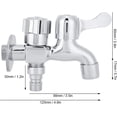 thumbnail image 2 of LLC Robinet Double Usage Cuivre Galvanoplastie, 2 of 5